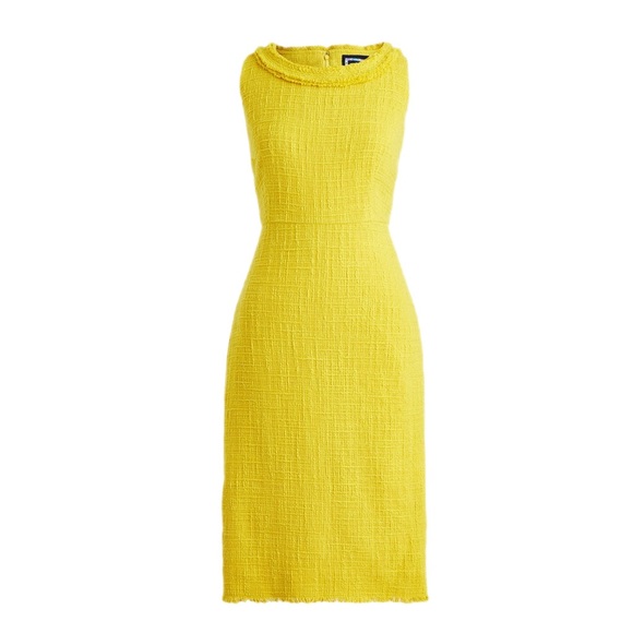 J. Crew Dresses & Skirts - NWT J. Crew Sheath Dress in Textured Fringe Tweed - Size 10 Petite